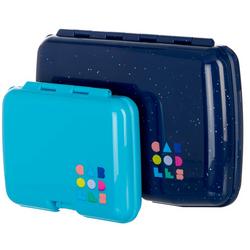 2 Piece Personal Solid Plastic Hard Case Set