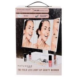 Hollywood TriFold LED Light Up Vanity Mirror
