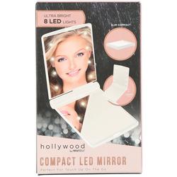 Hollywood Compact LED Lighted Mirror