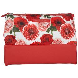 Bouquet Rouge Pyramid Textured Cosmetic Case
