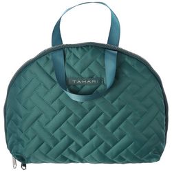 Tahari Solid Quilted Cosmetic Travel Bag