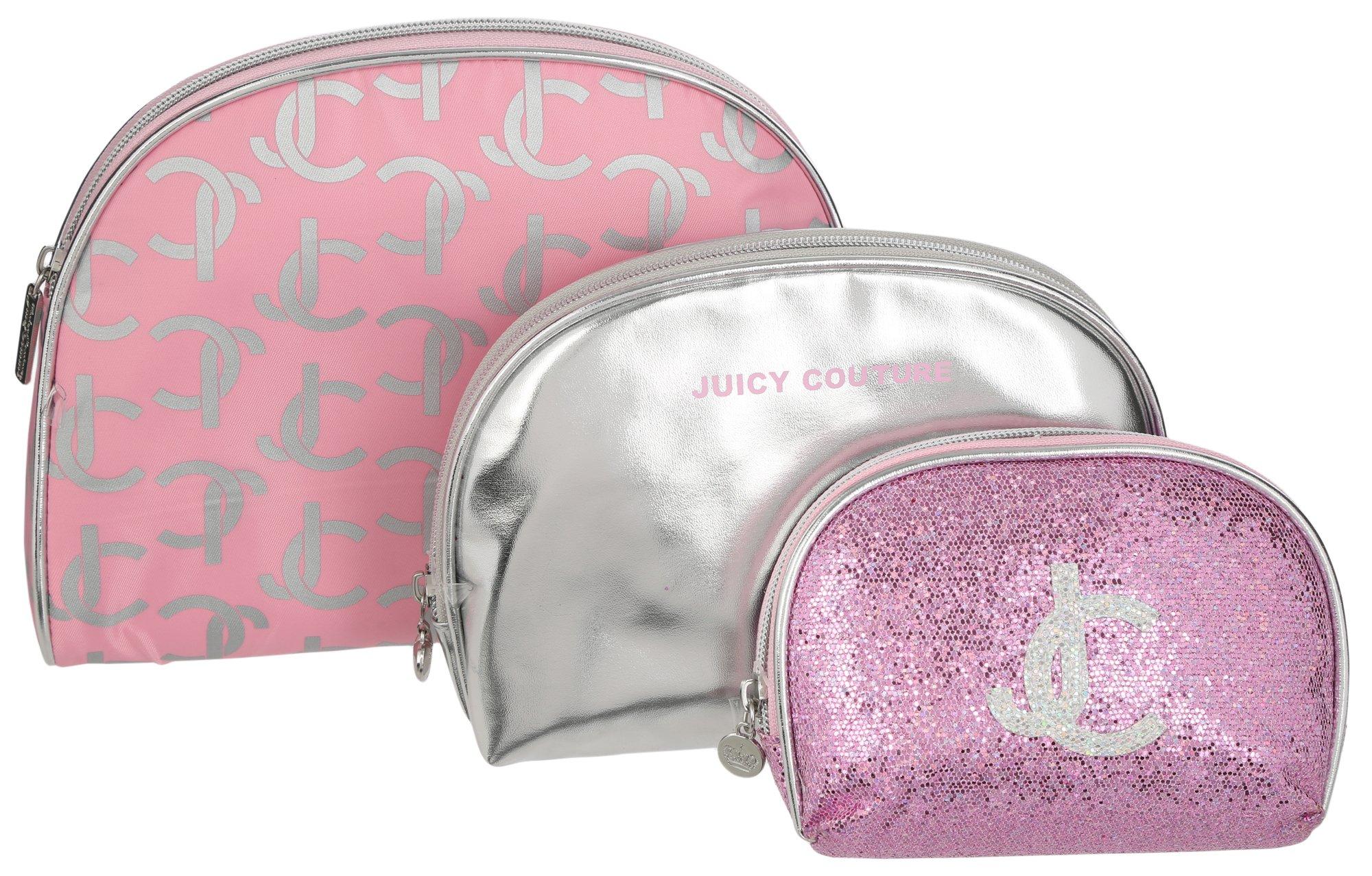 Juicy Couture 4-Pc. Cosmetic Cases & Travel Bottle Set