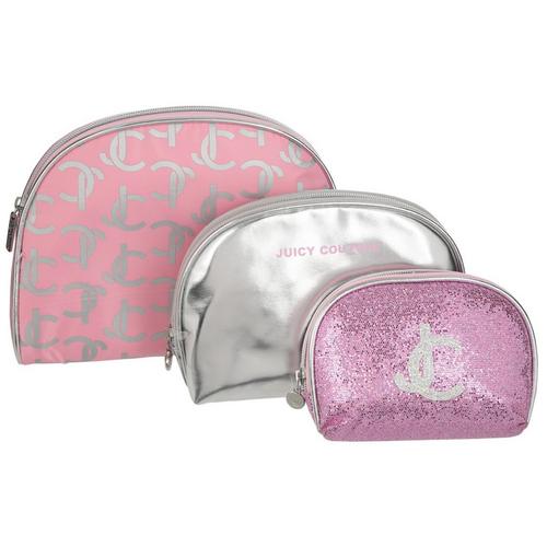 Juicy Couture 4-Pc. Cosmetic Cases & Travel Bottle