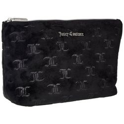 Juicy Couture 2-Pc. Logo Plush Cosmetic Travel Bag Set