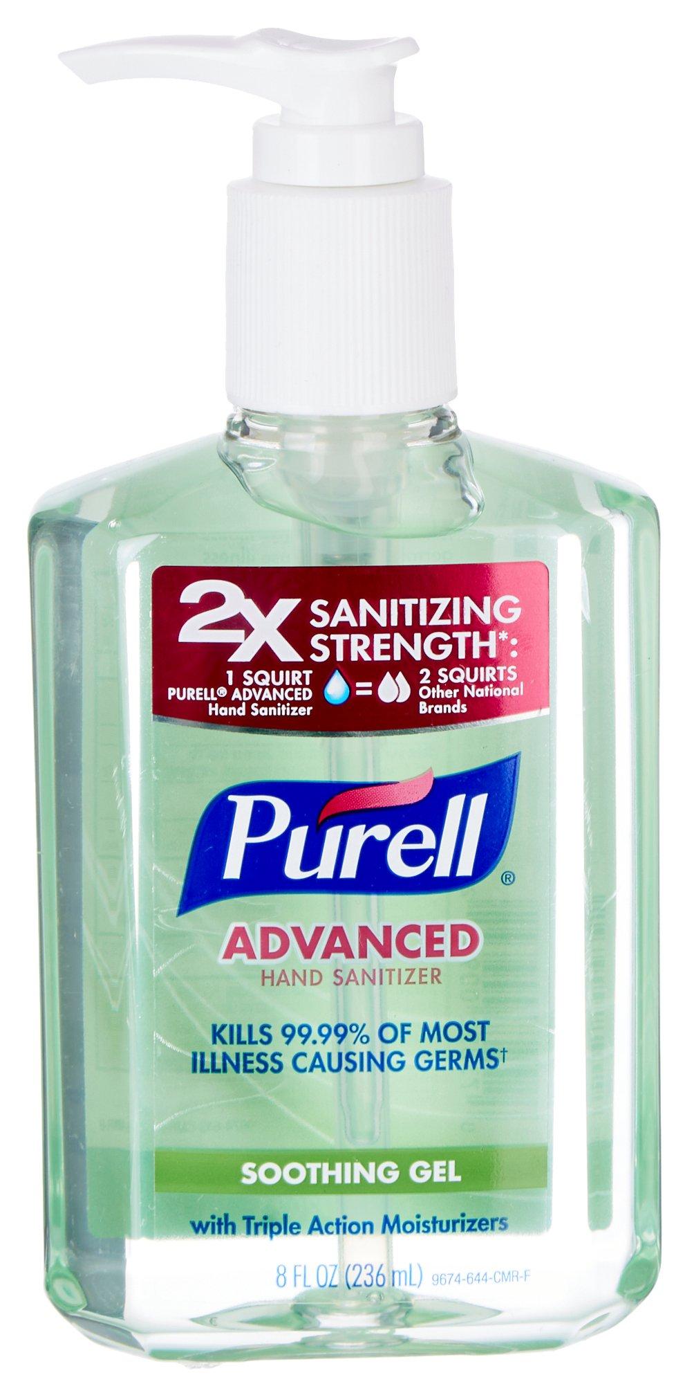 Purell Advanced Hand Sanitizer Soothing Gel 8 Fl.Oz.