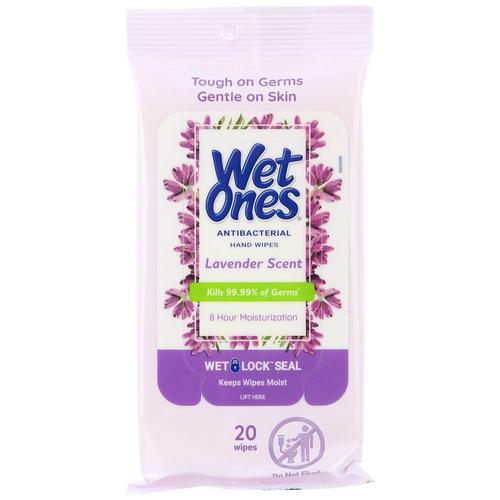 Wet Ones 20-Pack Lavender Scent Antibacterial Hand Wipes