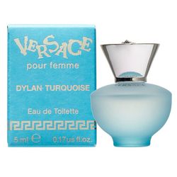 Versace Mens Dylan Turquoise Eau De Toilette Travel Mini