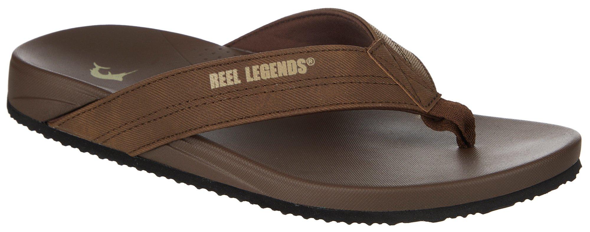 Buy Reel Legends Mens Bowfin Sandals 12 Brown at Ubuy Nigeria