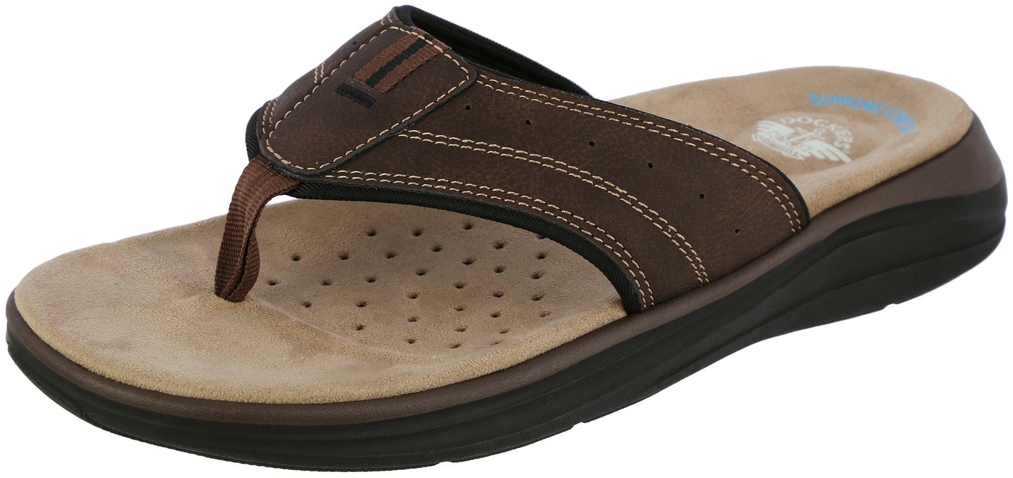 Reel Legends Rebound Flip Flops Thongs Sandals Shoes Molded Rubber Black M  6 W 8