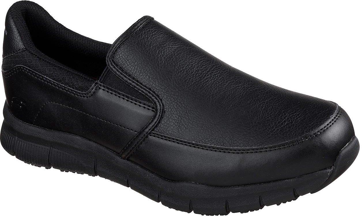 skechers slip resistant men's work shoes