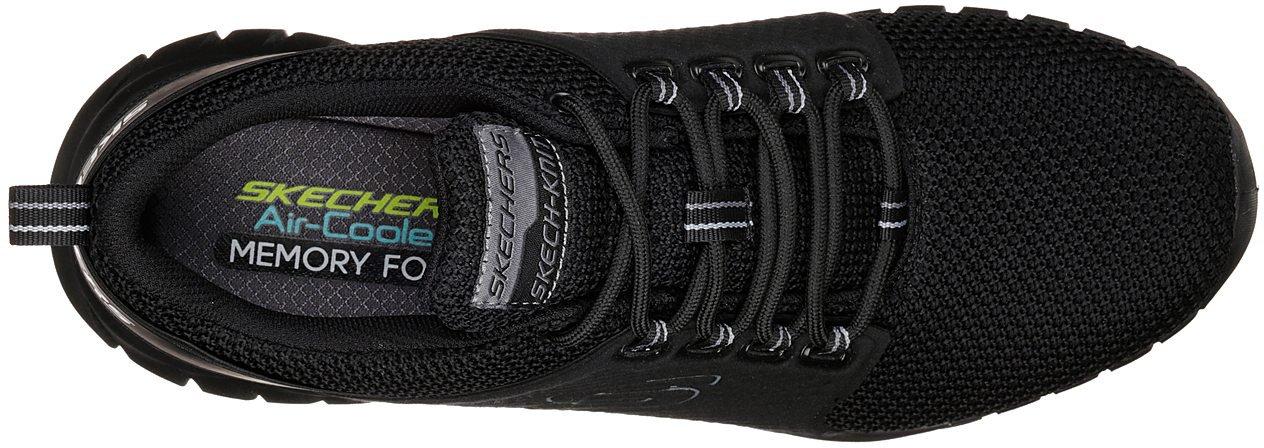 skechers overhaul black running shoes