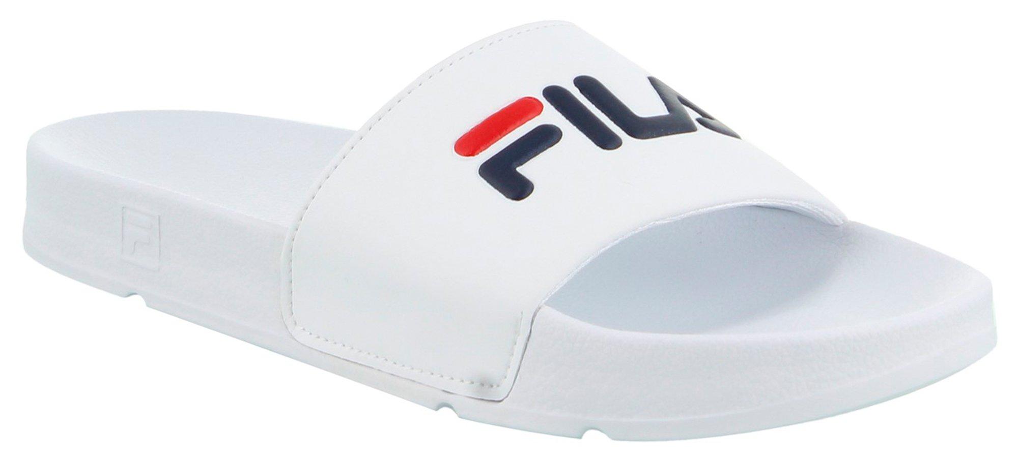 fila men black flip flops