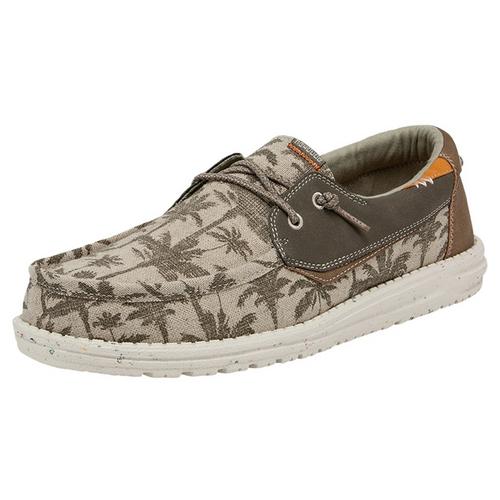 Hey Dude Mens Welsh Sage Palm Casual Shoes