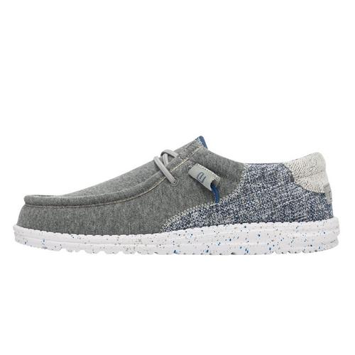 Hey Dude Mens Wally Stitch Casual Shoes