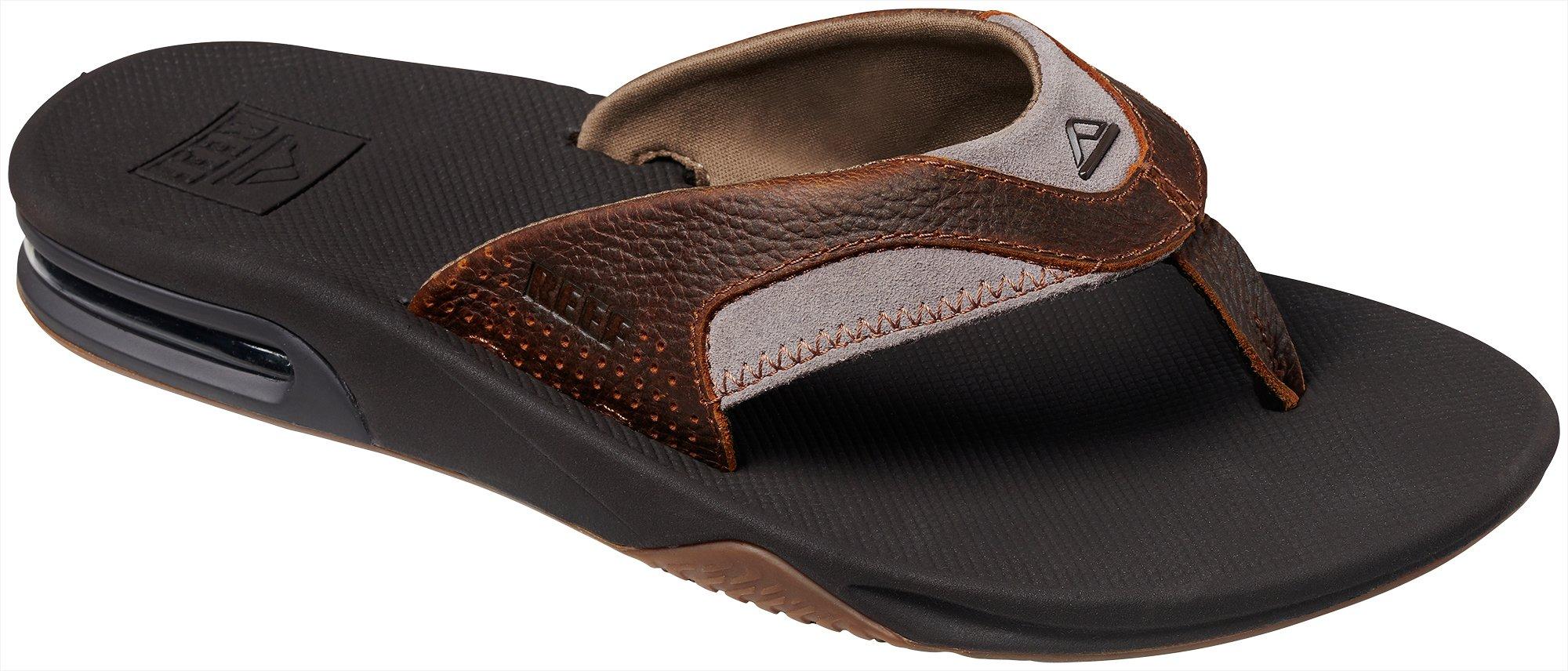 reef flip flops mens leather