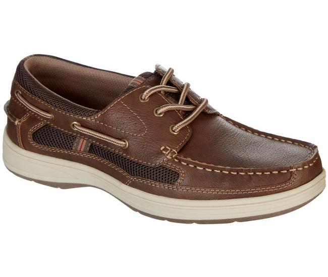 Reel Legends Mens Outrigger Casual Boat Shoes - Brown - 9 M