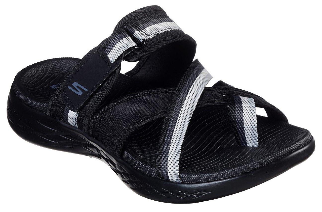 skechers on the go sandals black