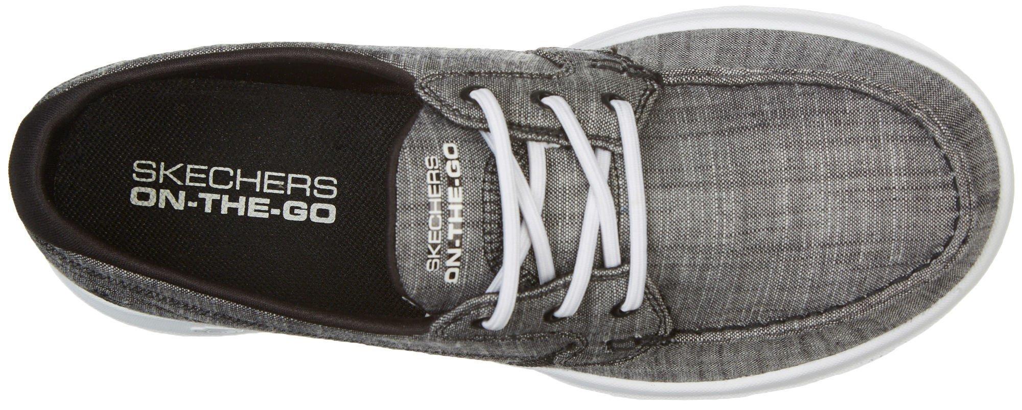 skechers go walk boat shoes black