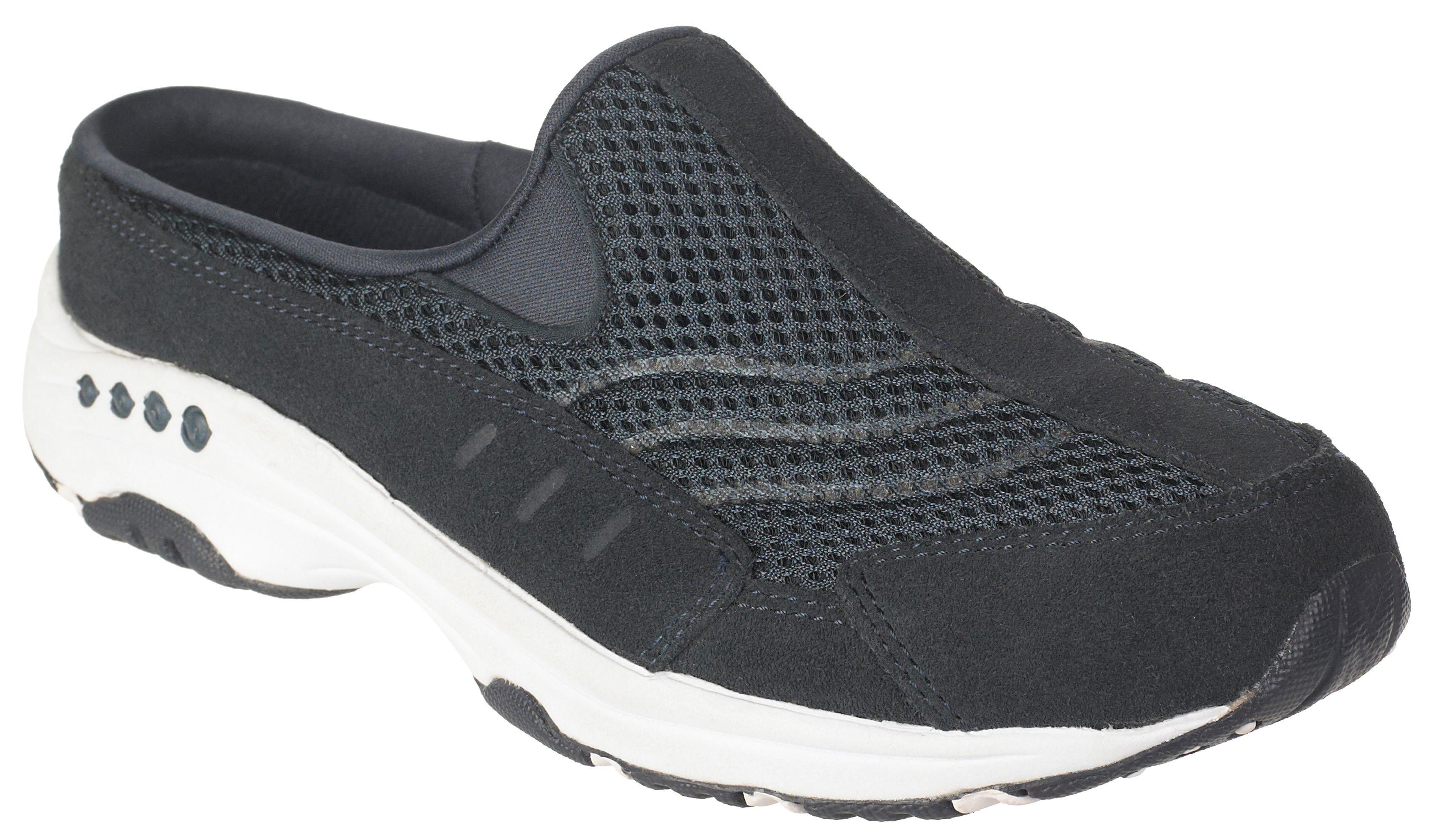 easy spirit black slip on shoes