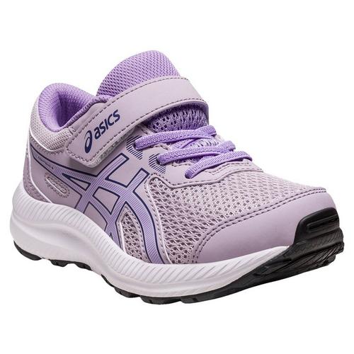 Asics Little Girls Contend 8 Athletic Shoes