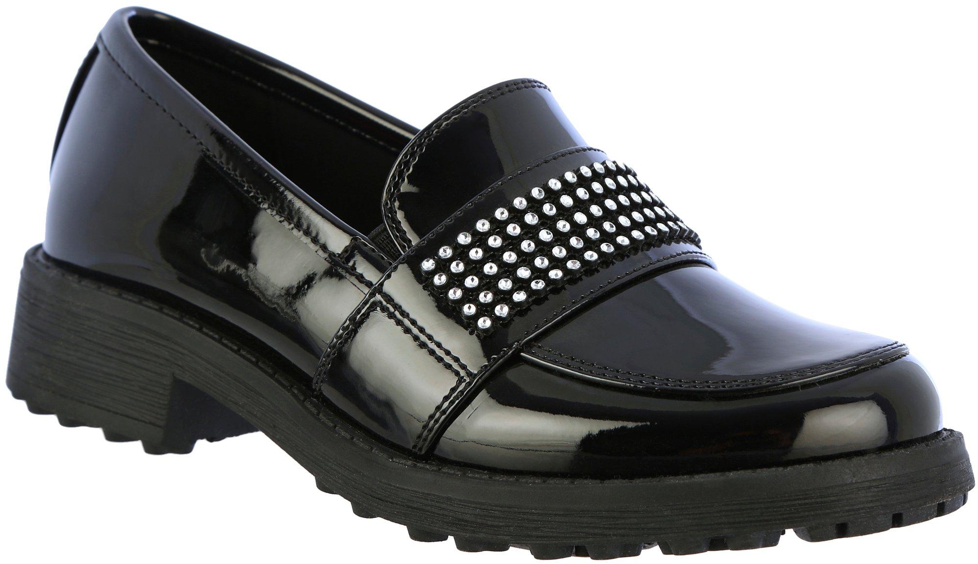 Girls Maude Blk Pate Casual Shoes