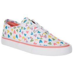 US Sports Girls Hearts and Lace Canvas Tie Shoes