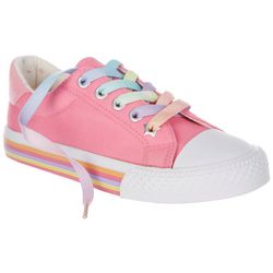 US Sports Girls Lace Up Canvas Tie Shoe
