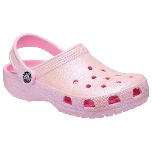 Crocs Girls Classic Glitter Clog