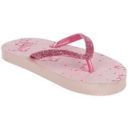 Girls Zoris Pink Flip Flops