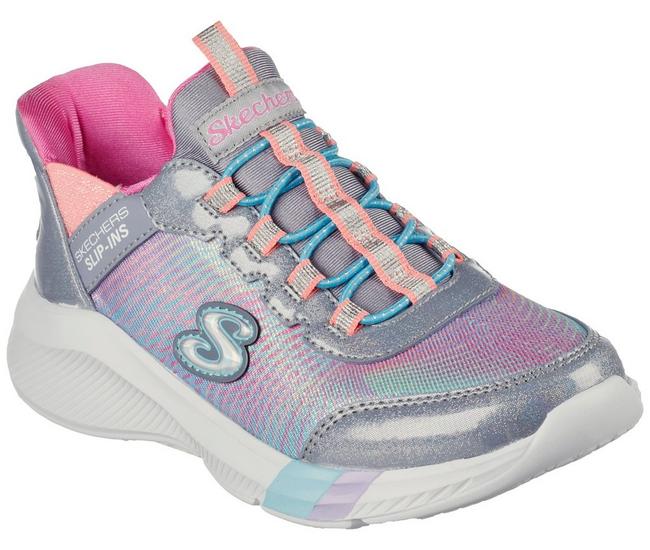 Skechers Girls Slip-ins Dreamy Lites Colorful Prism Shoes