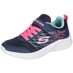Skechers Girls Microspec Bold Athletic Shoes
