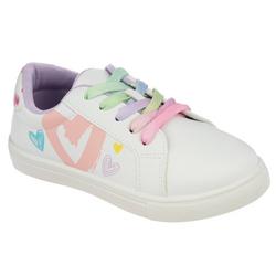 Girls Heart Court Athletic Shoes
