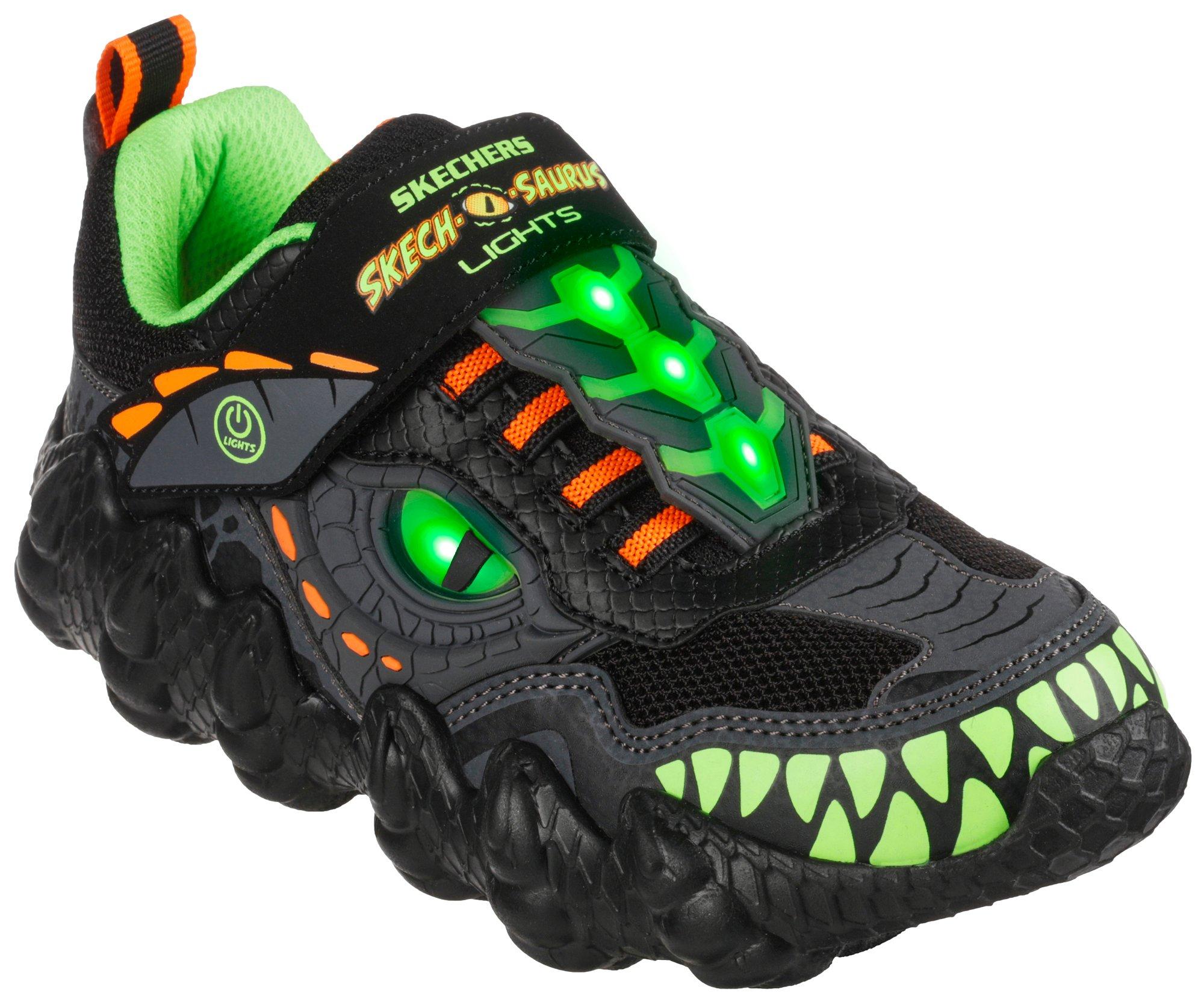 Skechers Boys SkechOSaurus Light Up Shoes