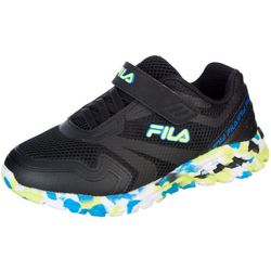 Fila Boys Galaxia 4 Strap Athletic Running Shoe