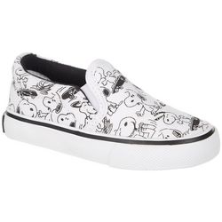 Snoopy Girls Floral Snoopy Sneakers