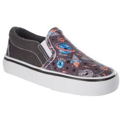 Toddler Boys Canvas Slip On Space