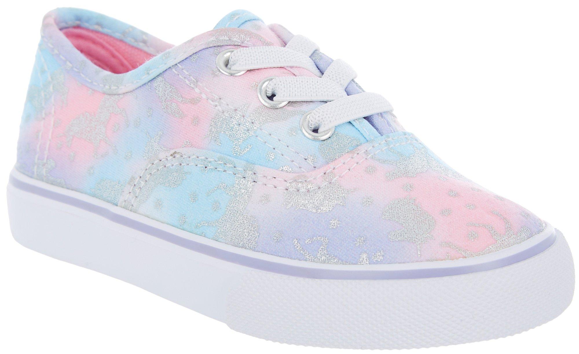 US Sport Girls Multi Lace Unicorn Sneaker