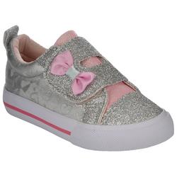 Girls Double Velcro Bow Casual Shoes