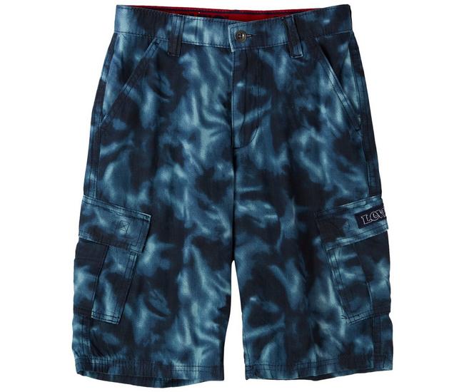 Levi's Big Boys Cargo Shorts - Tie Dye Blue - Size 16