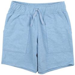Little Boys French Terry Solid Shorts