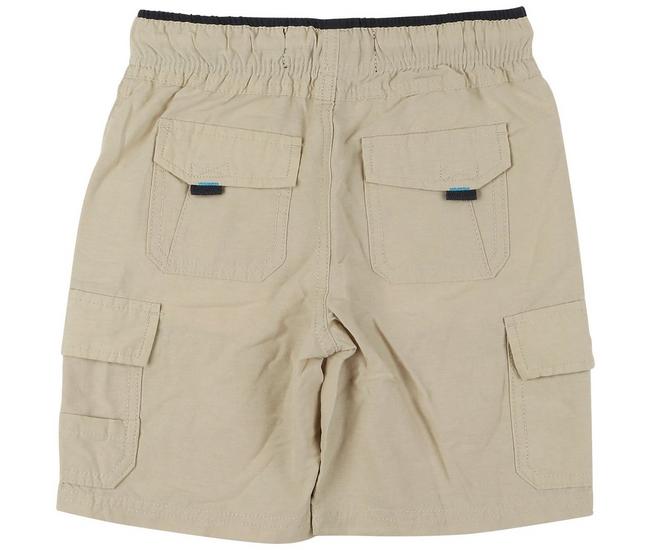 Little Boys Pull On Stonedale Cotton Cargo Shorts