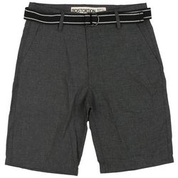 Big Boys Belted 9 inches Woven Shorts