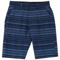 Distortion Little Boys Striped Stretch Hybrid Shorts