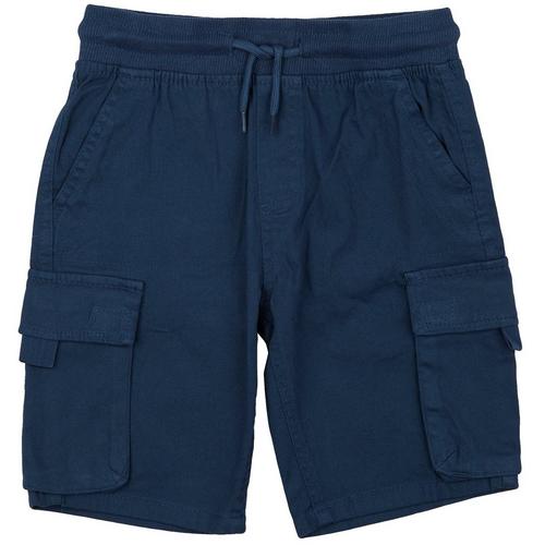 Little Boys 4-7 Utility Solid Pull On Cargo