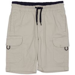 Tony Hawk Little Boys Solid Pull On Cargo Twill Shorts