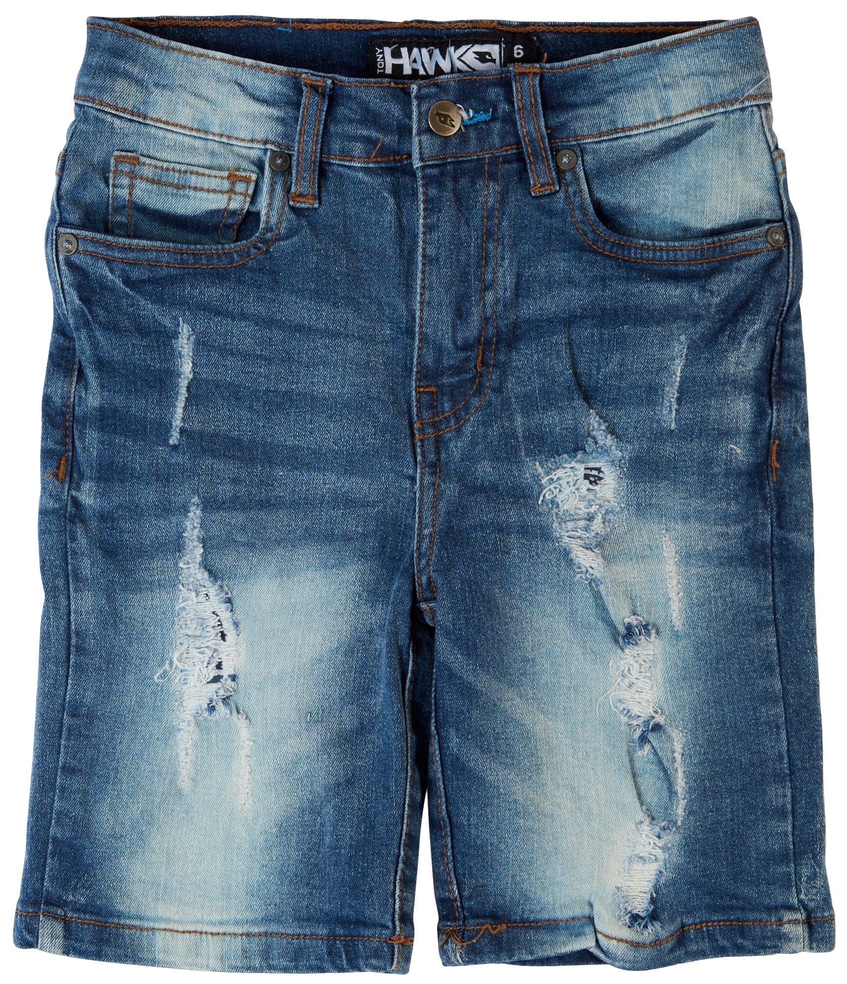 Tony Hawk Big Boys Ripped  Denim Shorts