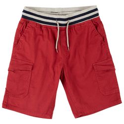 Tony Hawk Big Boys Solid Striped Waist Cargo Shorts