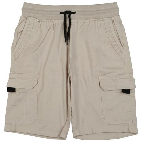 Little Boys 4-7 Utility Solid Pull On Twill