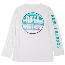 Big Boys Reel-Tec Stripe Logo T-Shirt