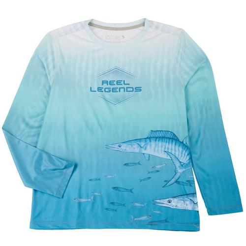Reel Legends Little Boys Reel-Tec Fish Logo T-Shirt